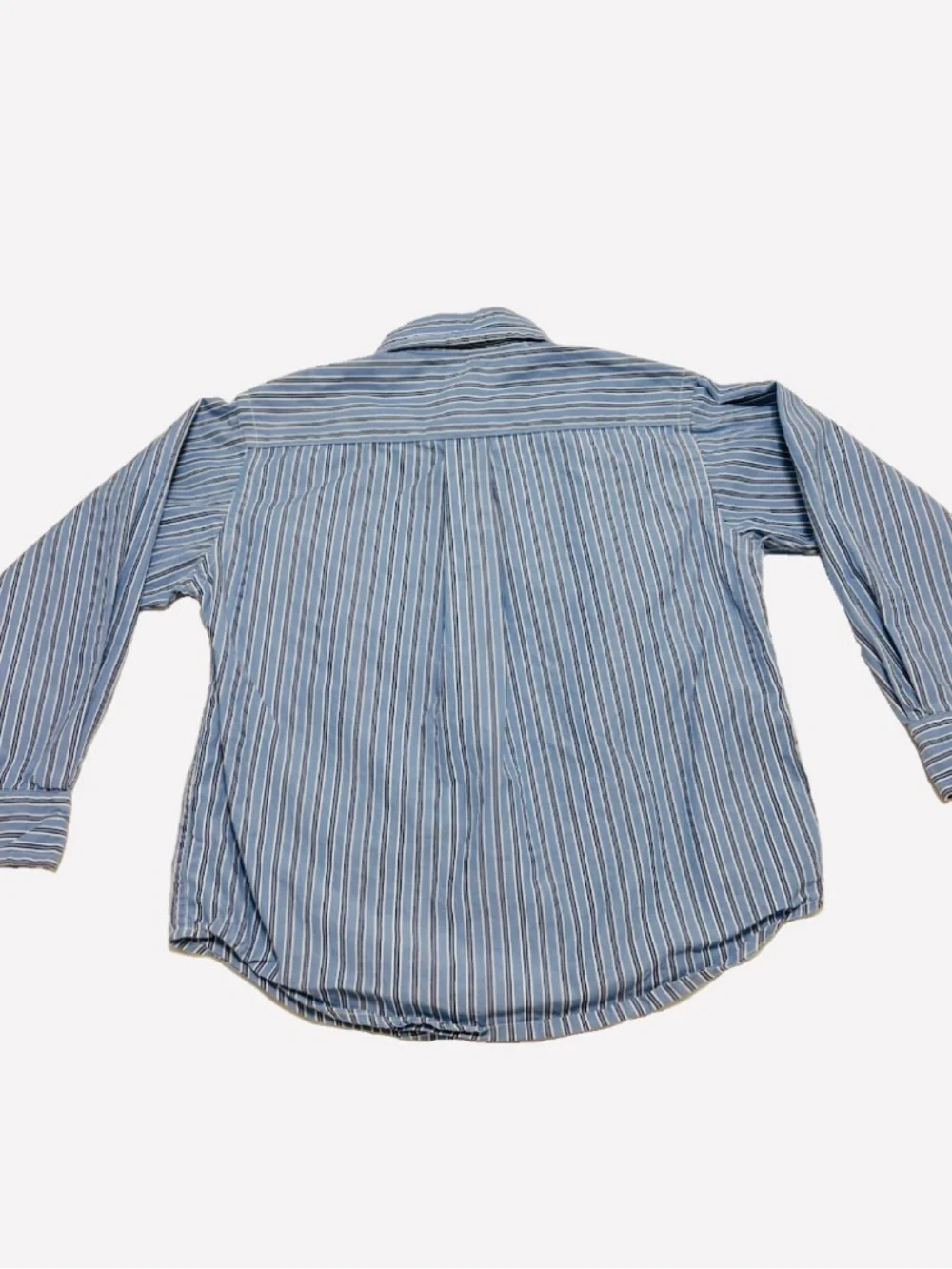 Ralph Lauren Boys Blue Striped Long Sleeve Button Down Shirt Size 5
